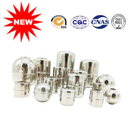 Custom Made Small Ball Valve Float , Metal Float Ball With Ferrite Magnet